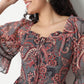 Buy Women Flare Fit Printed Three-Fourth Sleeve Dress  - Style Union