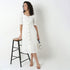 Cotton Schiffi Dress, Sweetheart Neck