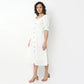 Cotton Schiffi Dress, Sweetheart Neck
