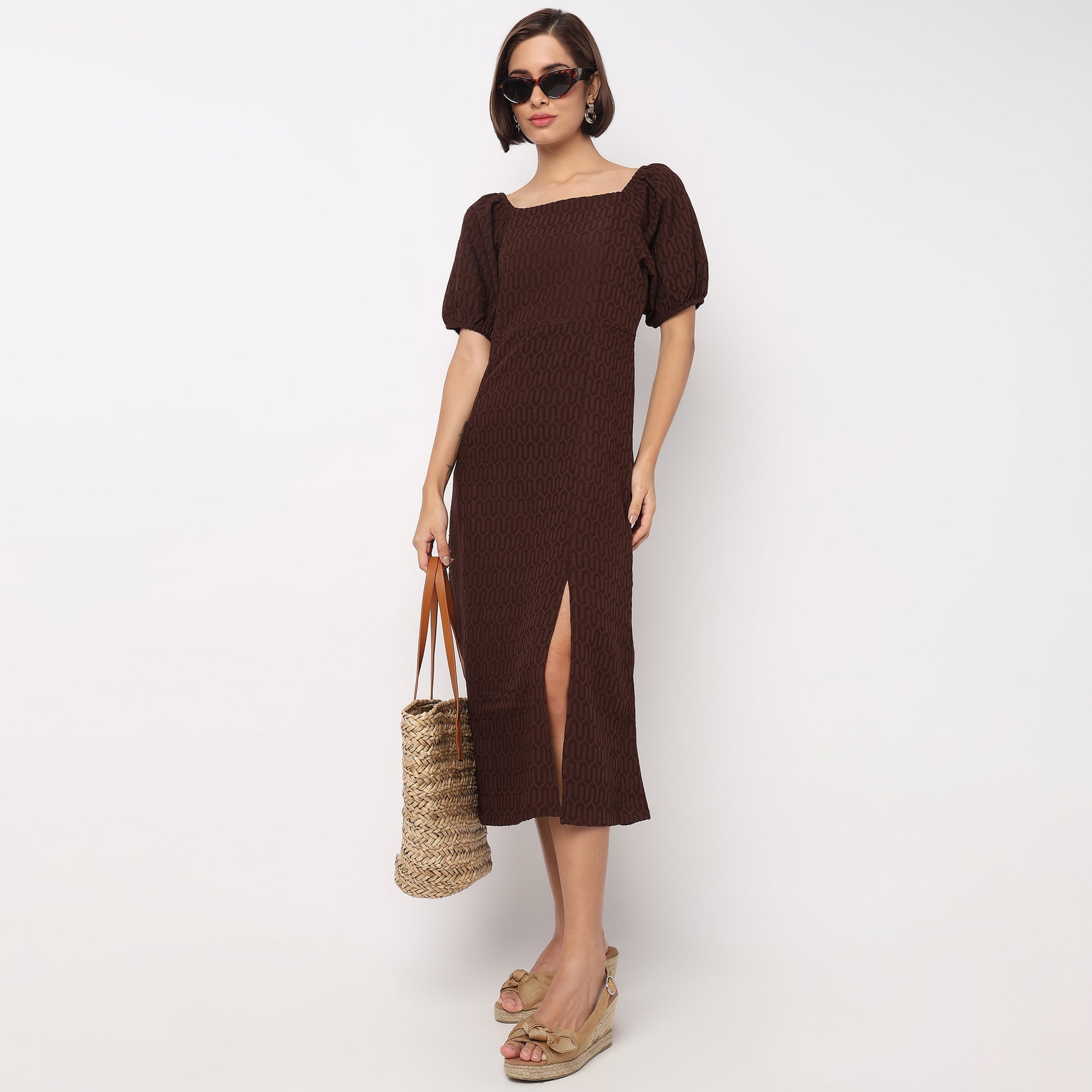 Buy Now - Structured Puff Sleeve Flared Dress - StyleUnion Style Union Buy Now - Structured Puff Sleeve Flared Dress - StyleUnion Style Union