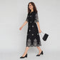 V-Neck Printed Dress