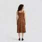 Polyester printed Sleeveless Dress