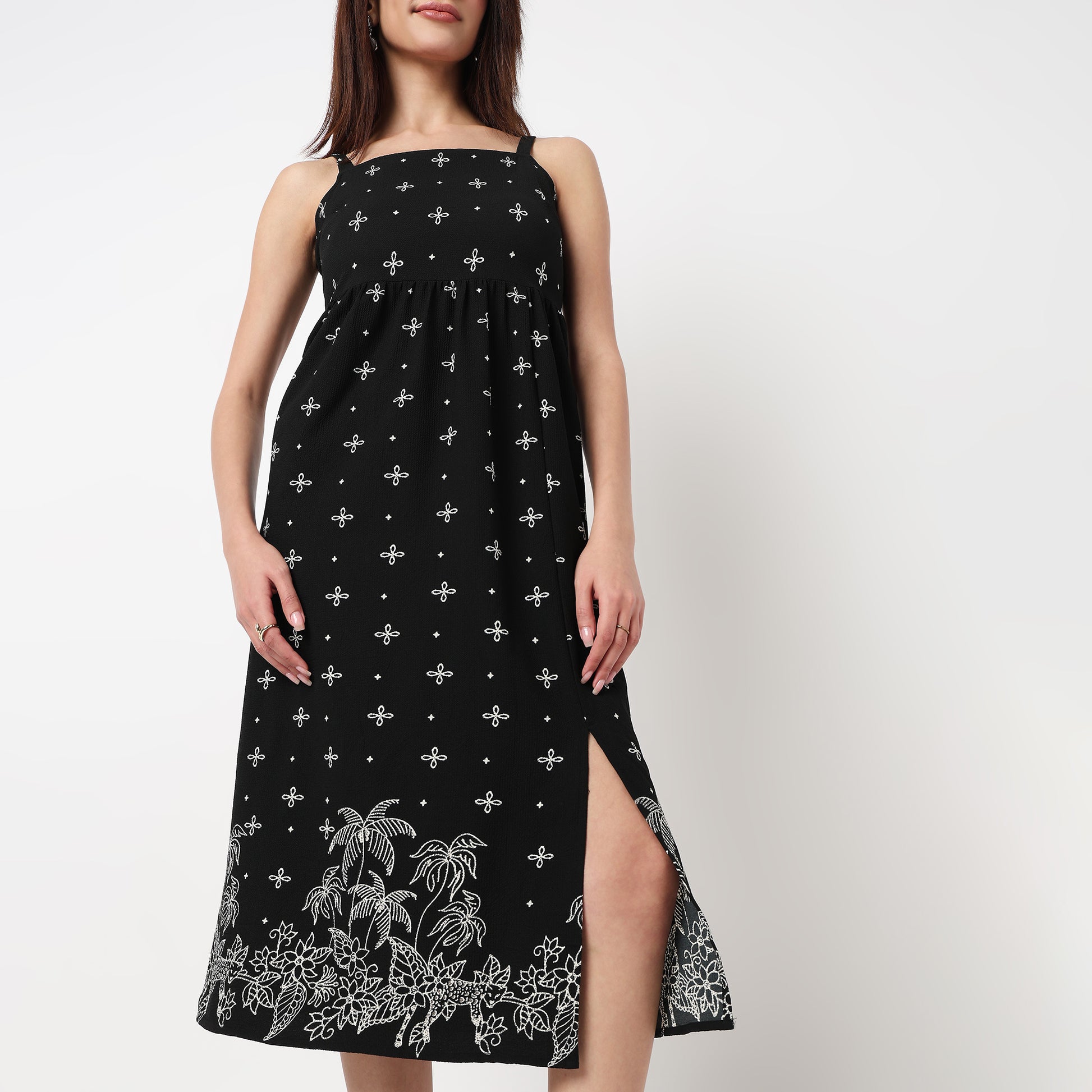 Printed Sleeveless Dress