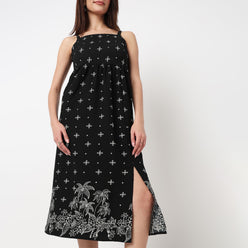 Printed Sleeveless Dress