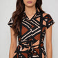 Printed Flared Dress