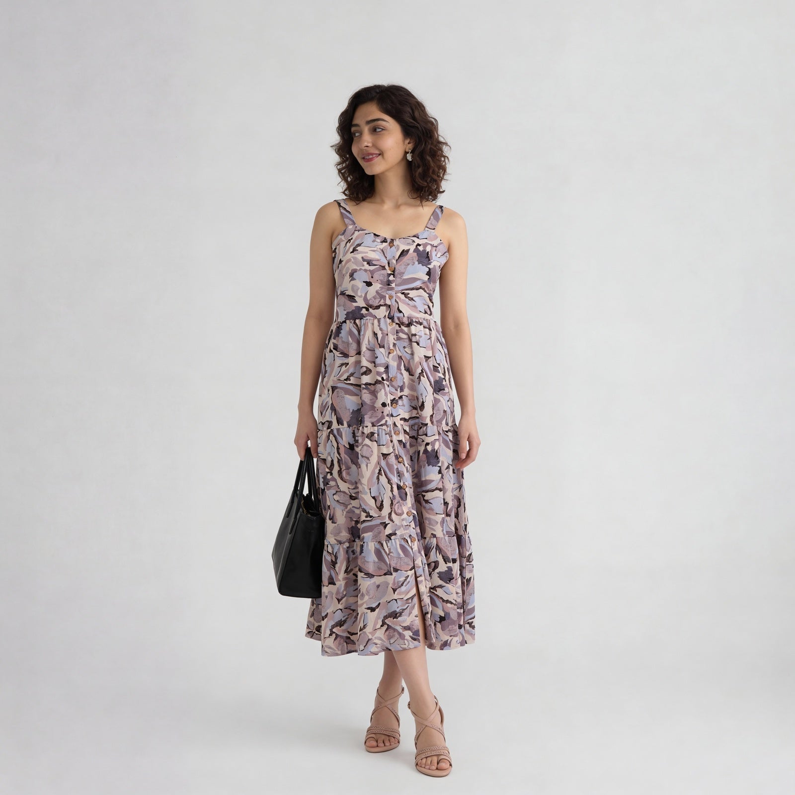 Printed Flared Dress
