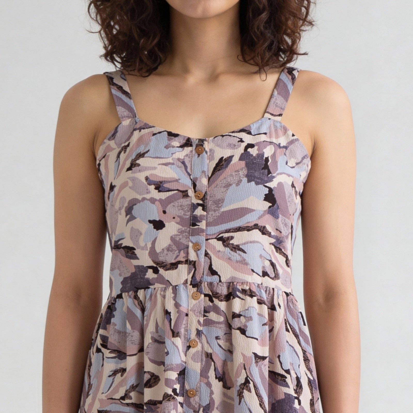 Printed Flared Dress