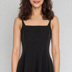 Solid Sleeveless Dress