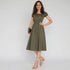 Cotton Puff Sleeve Dress