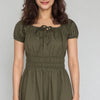 Cotton Puff Sleeve Dress