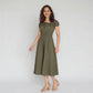 Cotton Puff Sleeve Dress