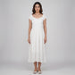Cotton Schiffli Flared Dress