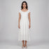 Cotton Schiffli Flared Dress