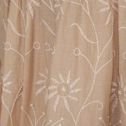 Cotton Embroidered Flared Dress