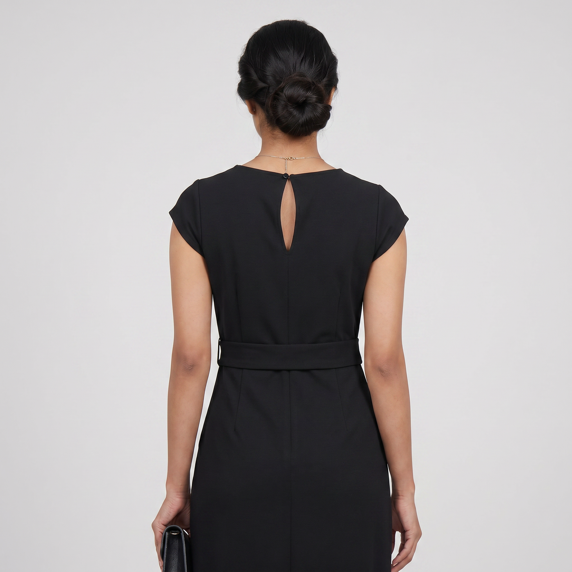 Regular Fit Solid Dress