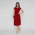 Woven Cap Sleeve Dress