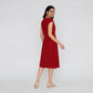 Woven Cap Sleeve Dress