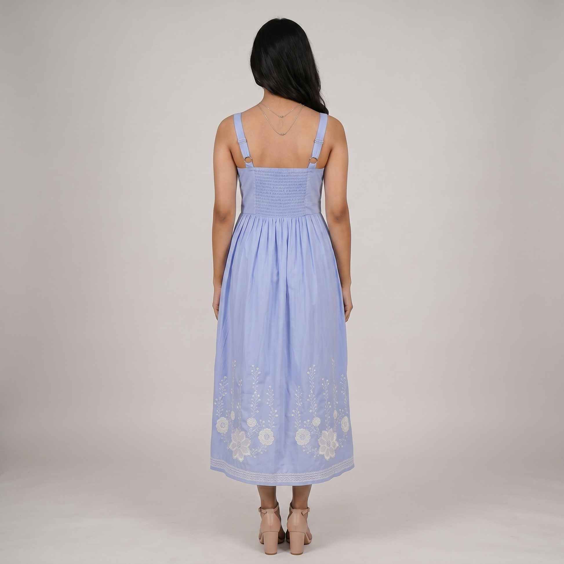 Cotton Embroidered Dress