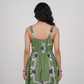 Cotton Printed Flared Dress