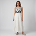 Embroidered Flared Dress