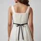 Embroidered Flared Dress