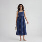 Embroidered Strappy Flared Dress