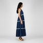 Woven Solid Sleeveless Dress