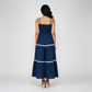 Woven Solid Sleeveless Dress