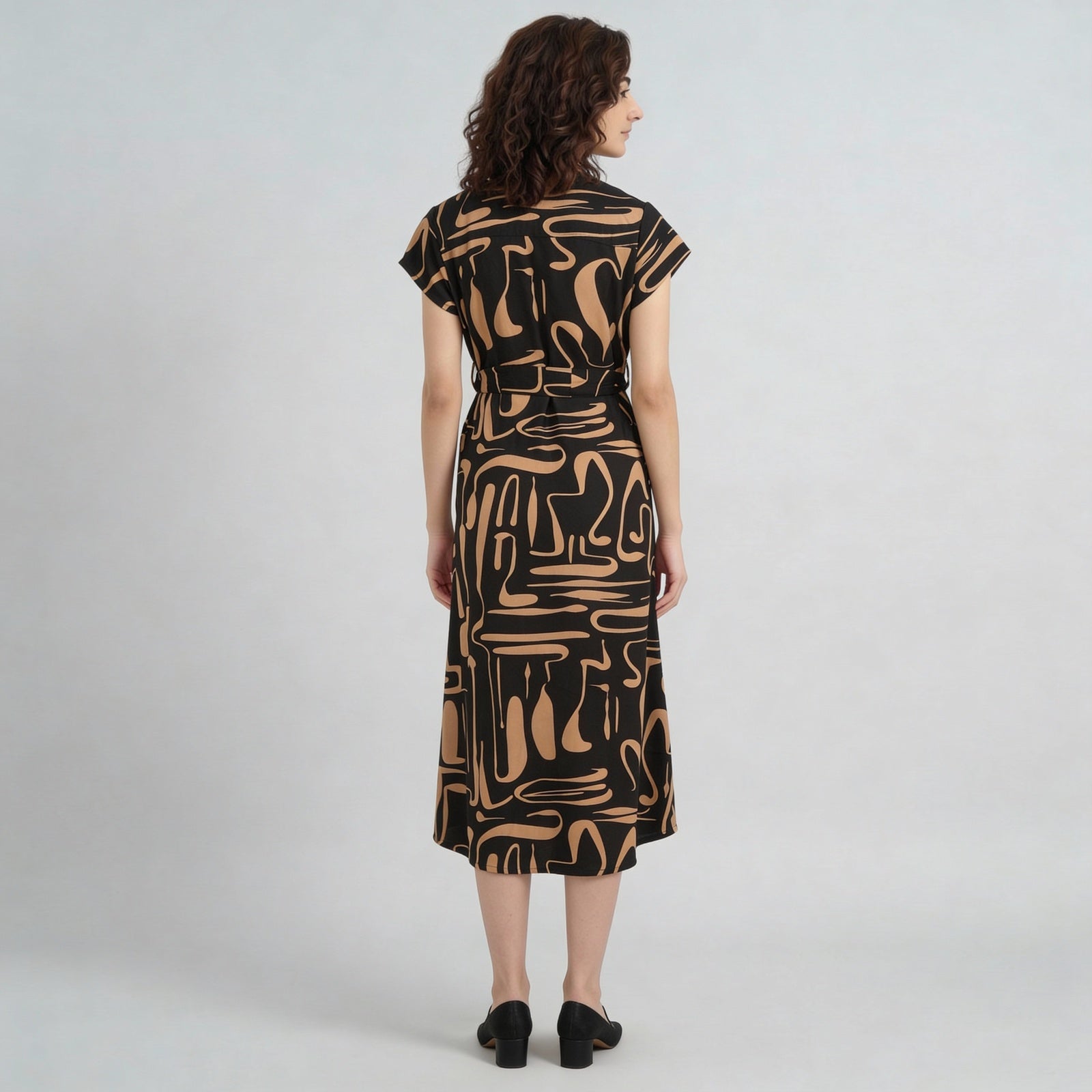 Printed Juliette Flared Dress