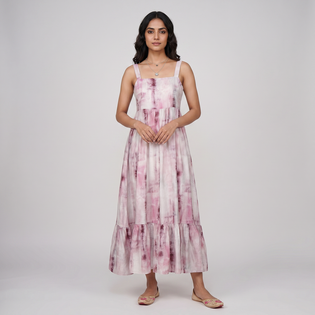Printed Flared Dress