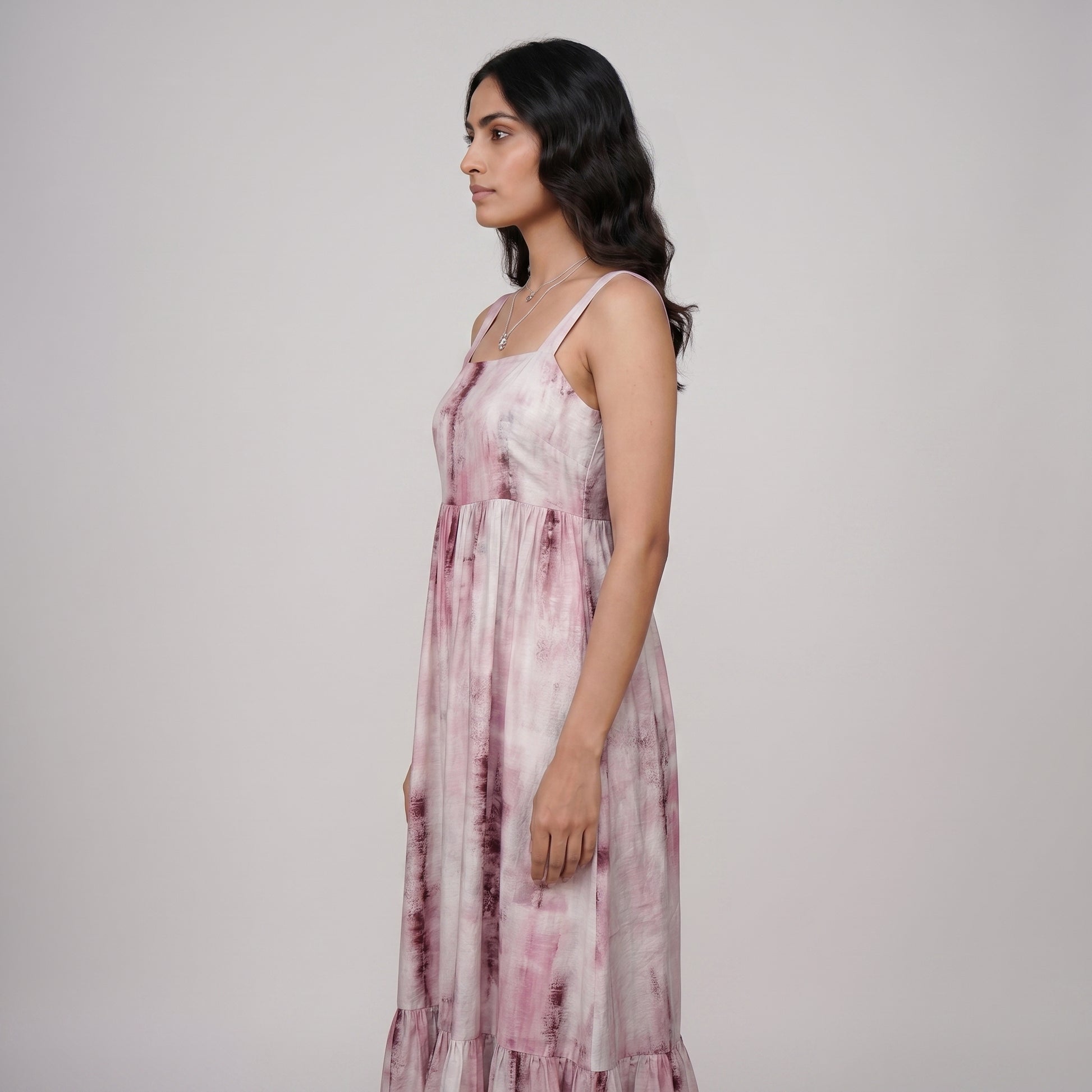 Printed Flared Dress