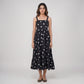 Polka Dot Flared Dress