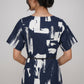 Printed V-Neck Flared Dress