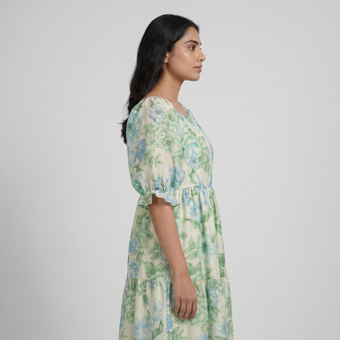Printed Flared Dress