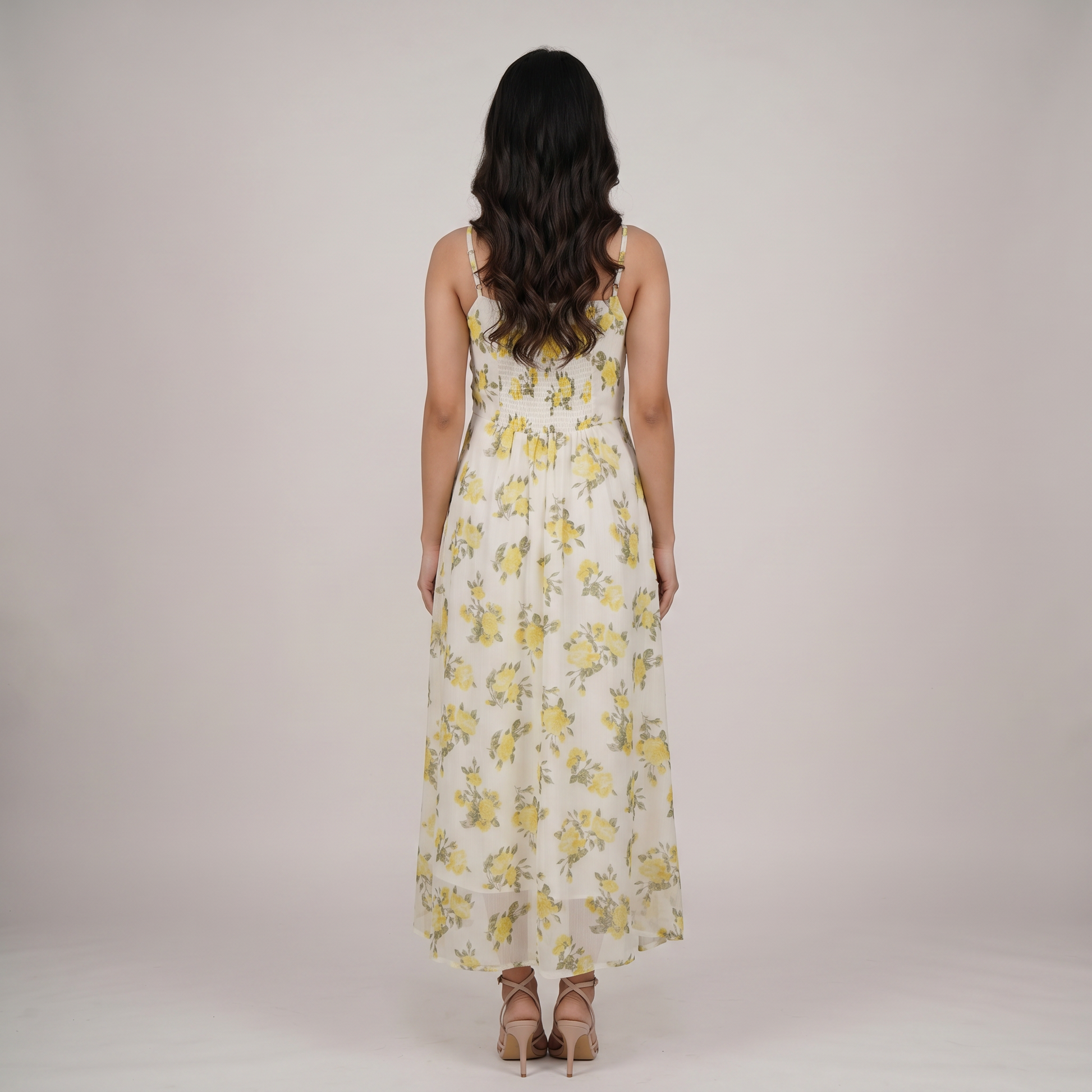 Printed Flared Dress