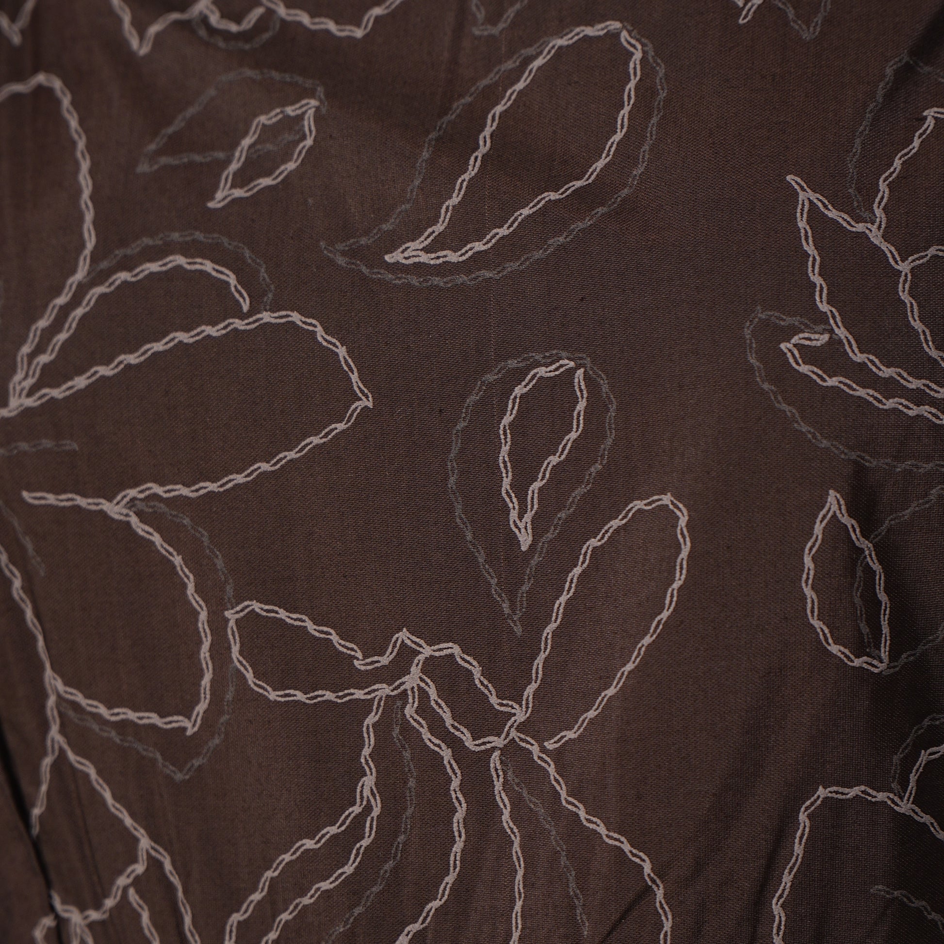Embroidered Flared Dress