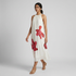 Floral Sleeveless Flared Dress
