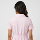 Cotton Embroidered Flared Dress