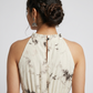 Tie - Dye Sleeveless Flared Dress