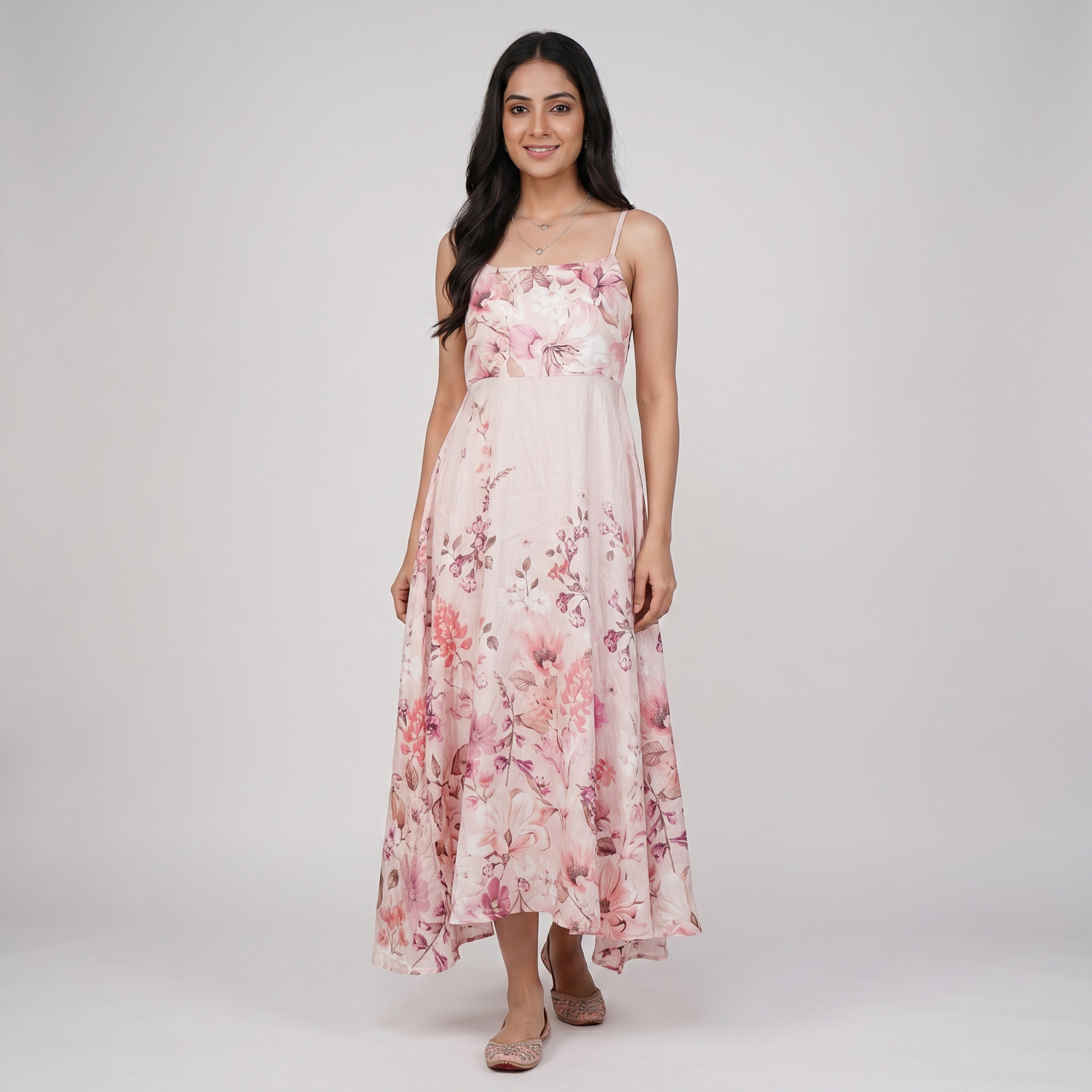 Floral Flared Dress