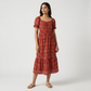 Regular Fit Checkered Dress