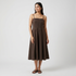 Solid Flared Dress