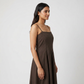 Solid Flared Dress