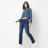 Highwaist Bootcut Clean Look High Rise Jeans