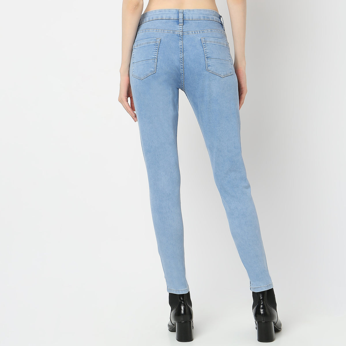 Skinny Fit Full Length Jeans