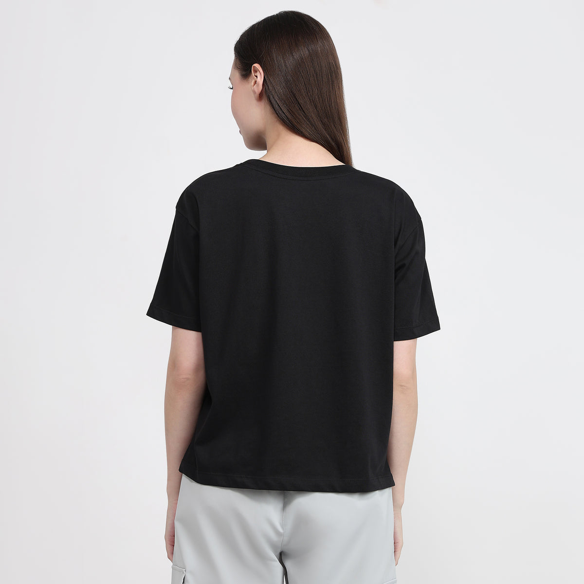 Air Dry Relaxed Fit Solid T-Shirt