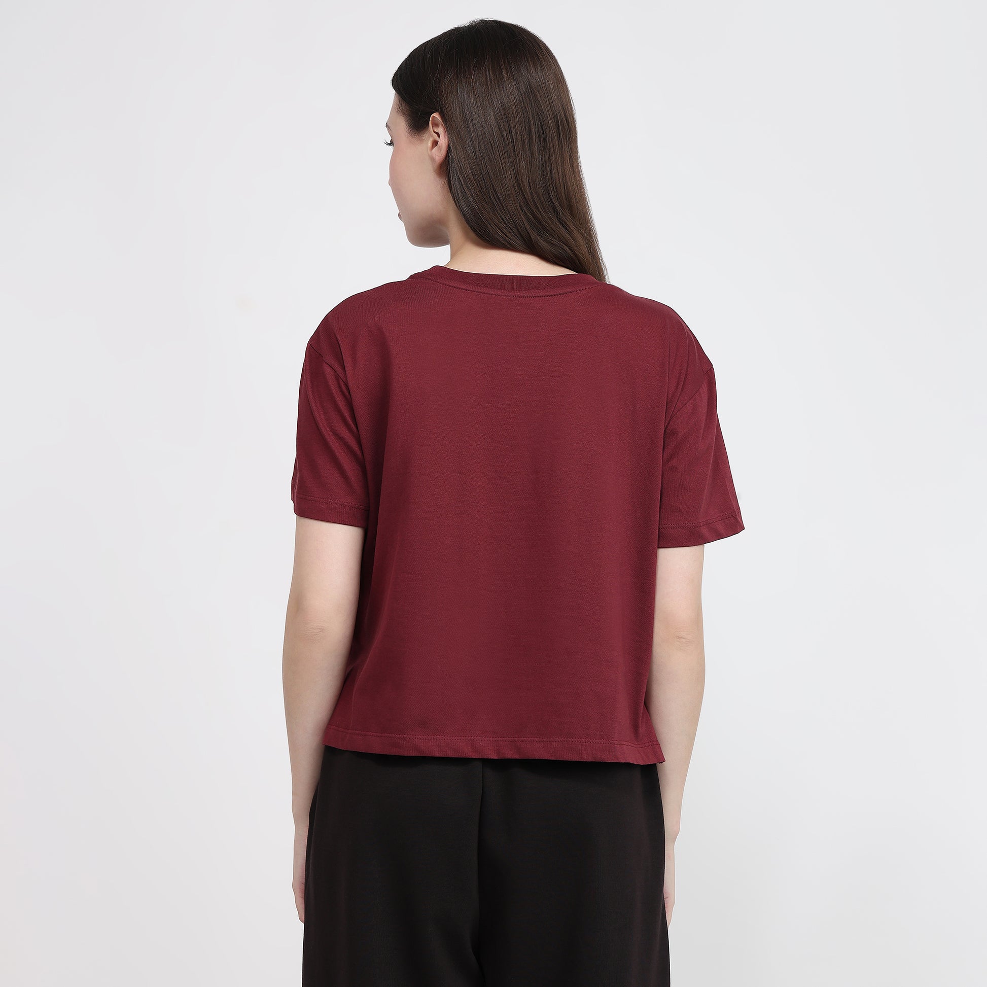 Air Dry Relaxed Fit Solid T-Shirt