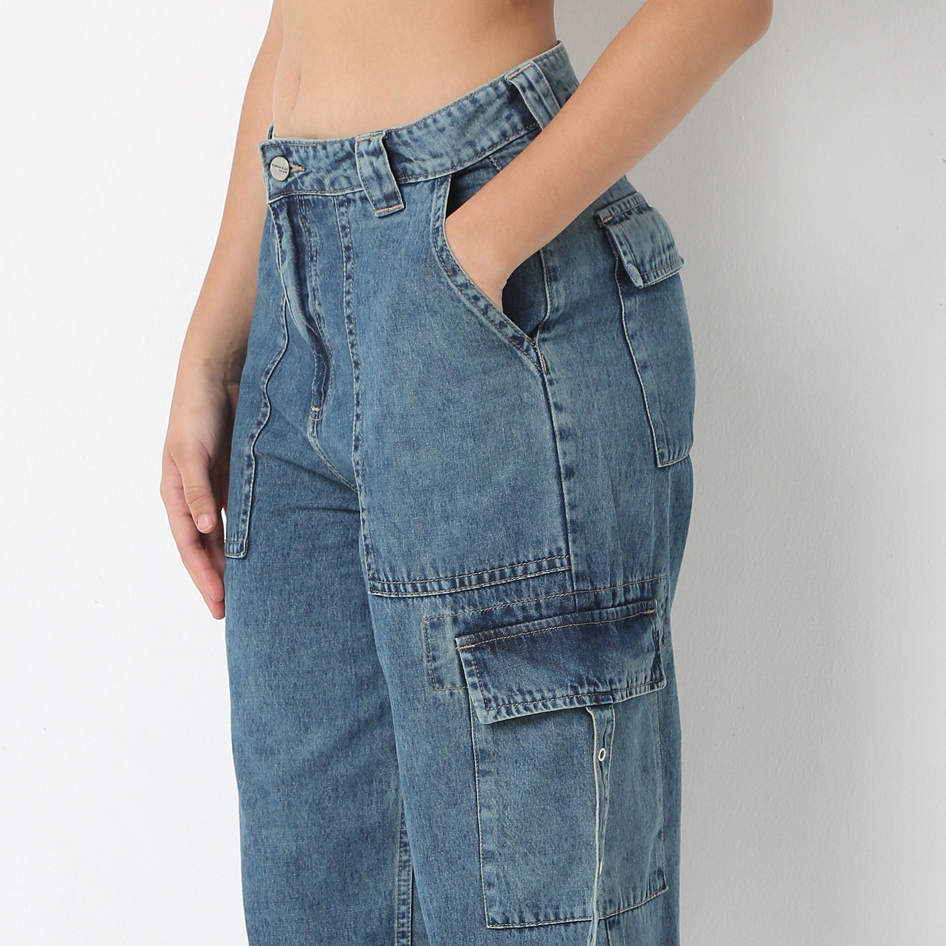 Multi Pocket Tinted Street Cargos