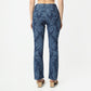 Boot Cut Printed Full Length High Rise Jeans