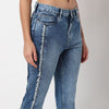 Frilled Highwaist Bootcut Look Jeans